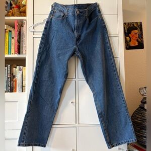 Levi's Men's Straight Jeans in Deep Blue